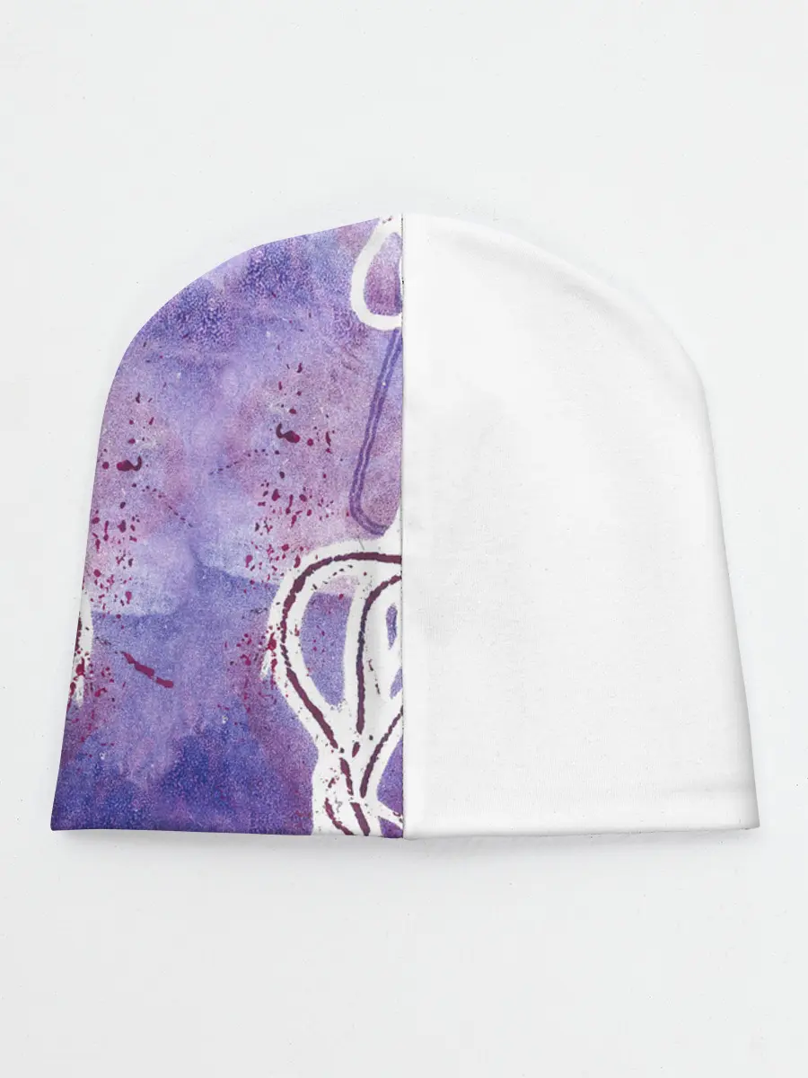 Детская шапка / Фиолетовые нити