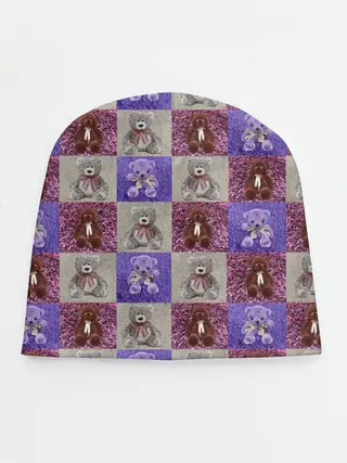 Детская шапка / Медведи на ковре