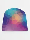 Детская шапка / Цветные полигоны - Градиент