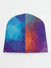 Детская шапка / Цветные полигоны - Градиент