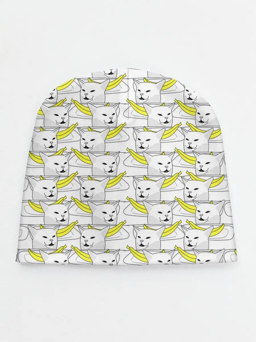 Детская шапка / Кот с бананом