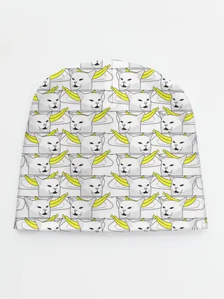 Детская шапка / Кот с бананом