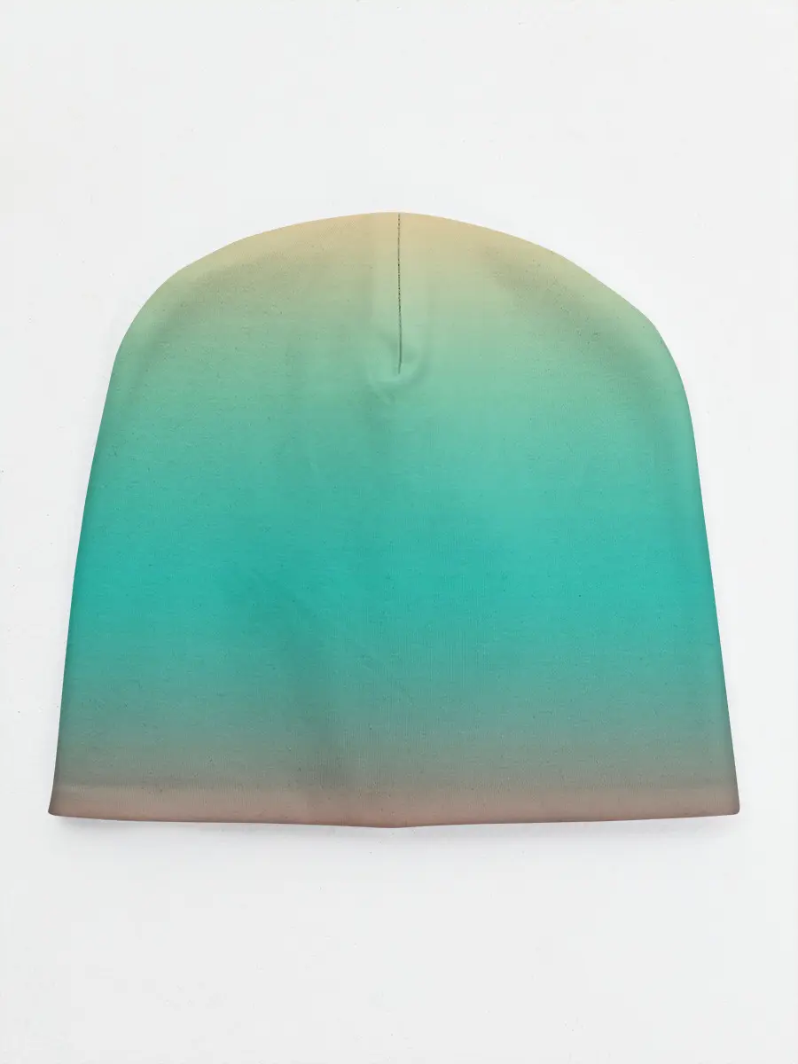 Детская шапка / Красно-бирюзовый градиент