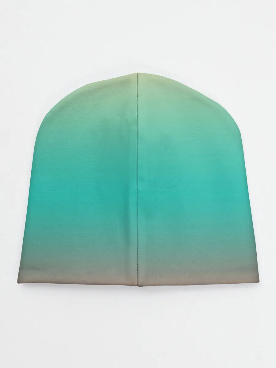 Детская шапка / Красно-бирюзовый градиент