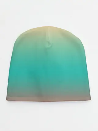 Детская шапка / Красно-бирюзовый градиент