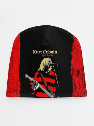 Детская шапка / КУРТ КОБЕЙН | НИРВАНА | ЛОГО