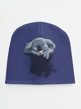 Детская шапка / Спящая коала