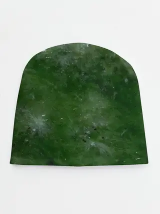 Детская шапка / Точки На нефритовом Фоне