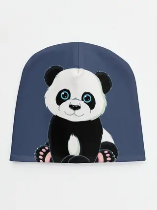 Детская шапка / Милая Панда
