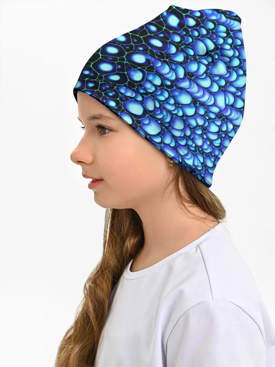 Детская шапка / Абстракция-макрокраска