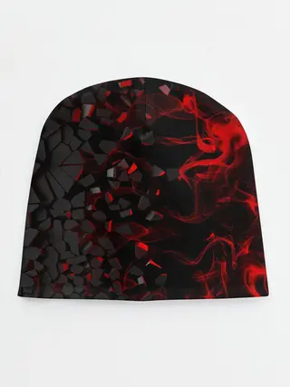 Детская шапка / 3Д Разлом | 3D Плиты и огонь