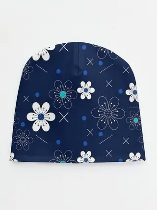 Детская шапка / Ночная поляна