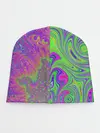 Детская шапка / Неоновый абстрактный узор
