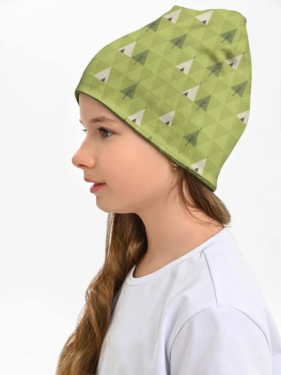 Детская шапка / Лес | Текстура