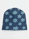 Детская шапка / Цветы | Голубые