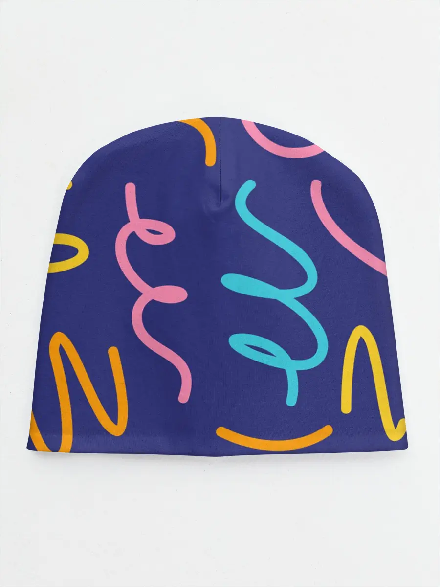 Детская шапка / Одноцветная ячейка