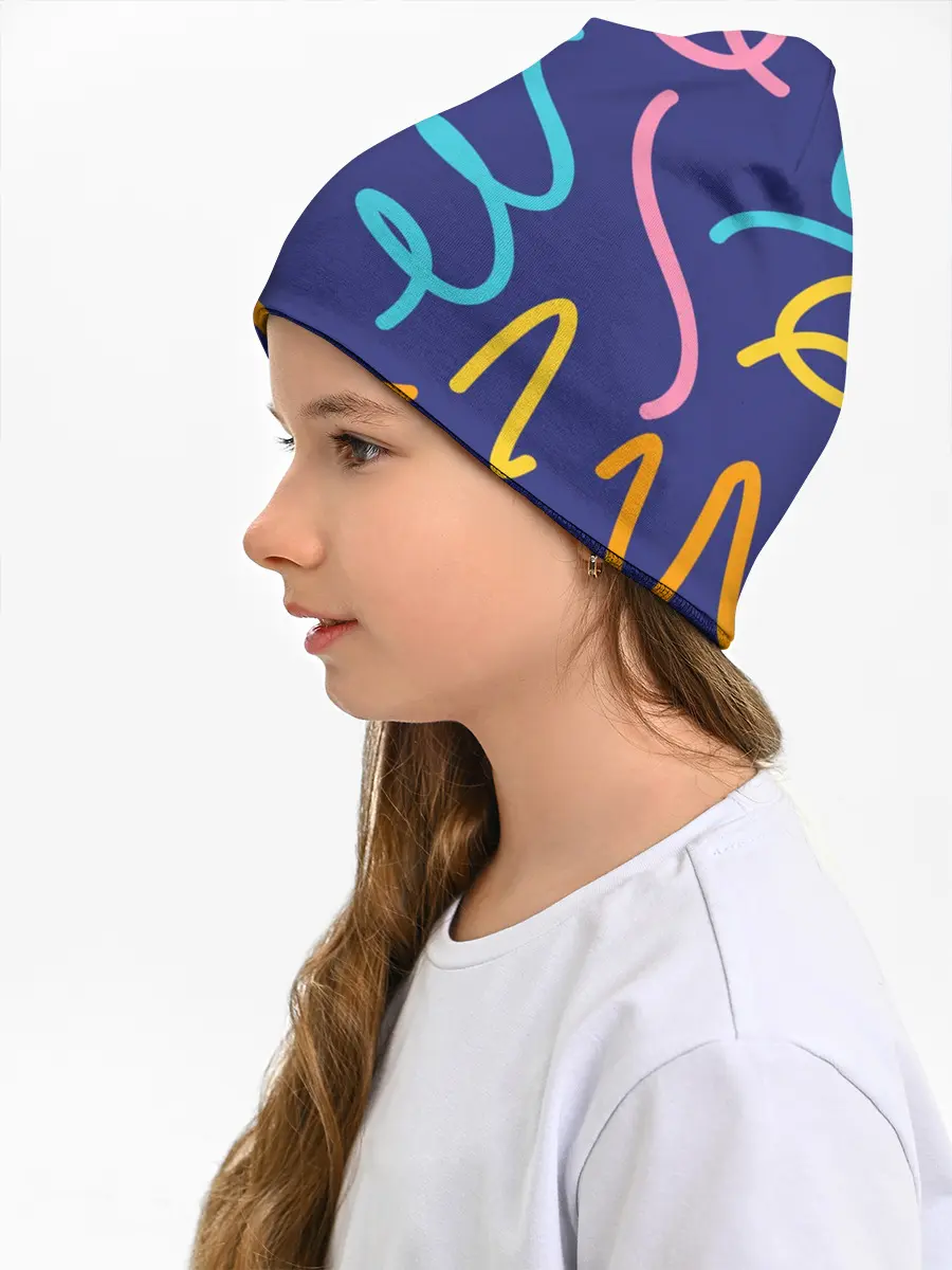 Детская шапка / Одноцветная ячейка