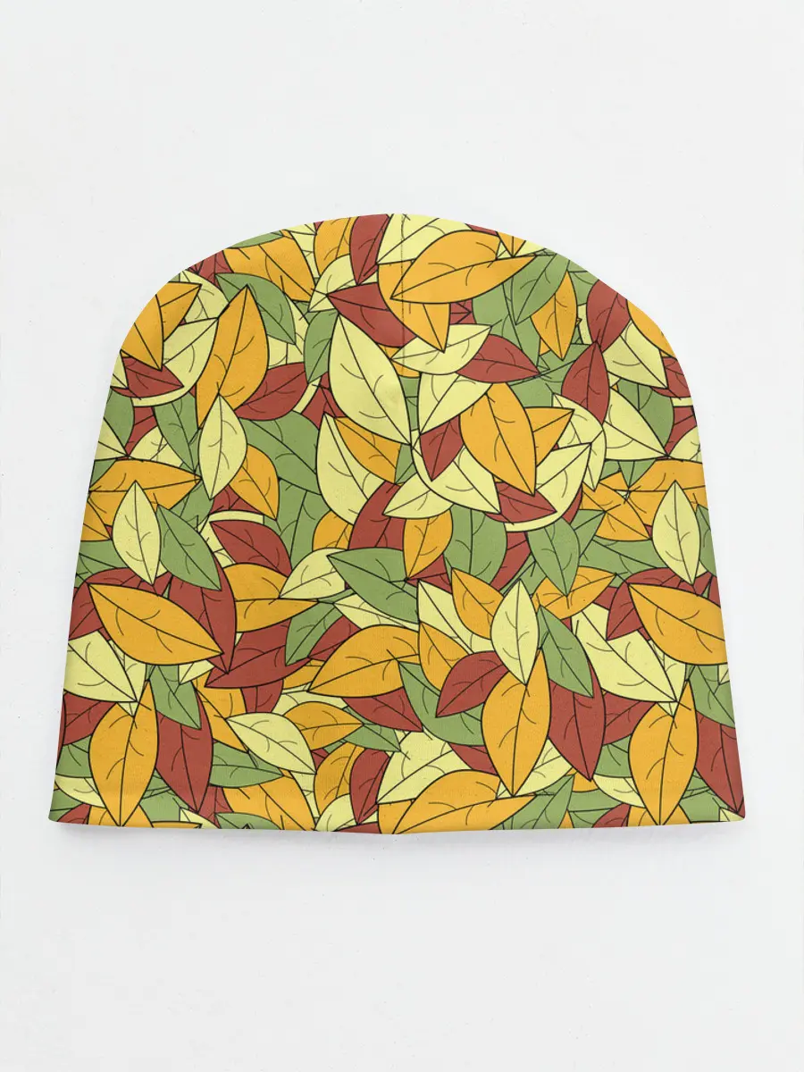 Детская шапка / Яркие осенние листья