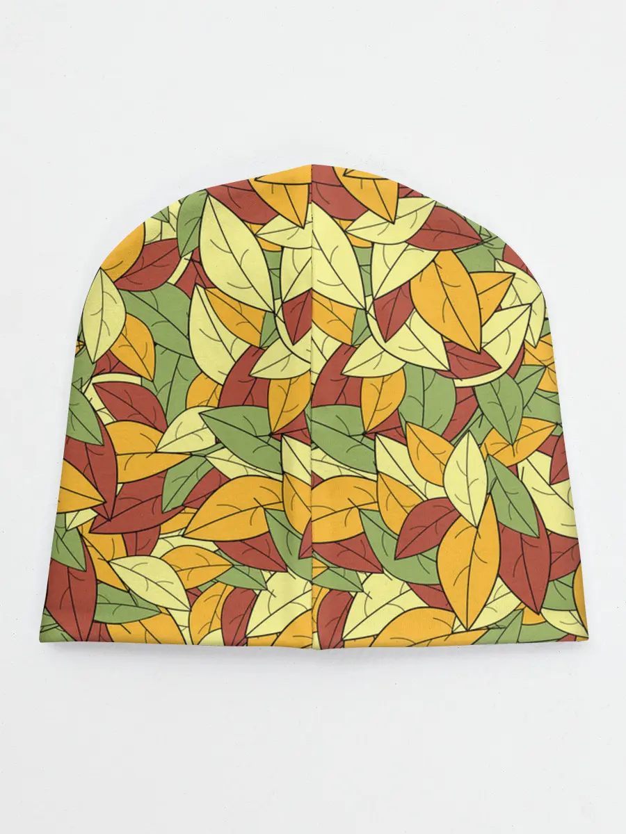 Детская шапка / Яркие осенние листья