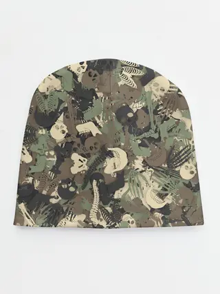 Детская шапка / Камуфляж с костями