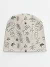 Детская шапка / Цветы и листья