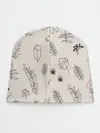 Детская шапка / Цветы и листья