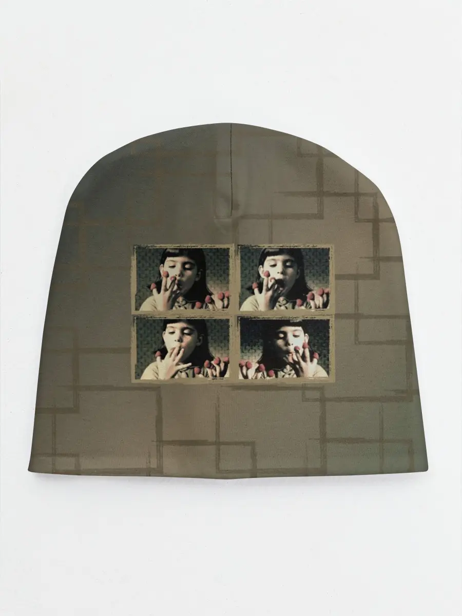 Детская шапка / Амели. Малина