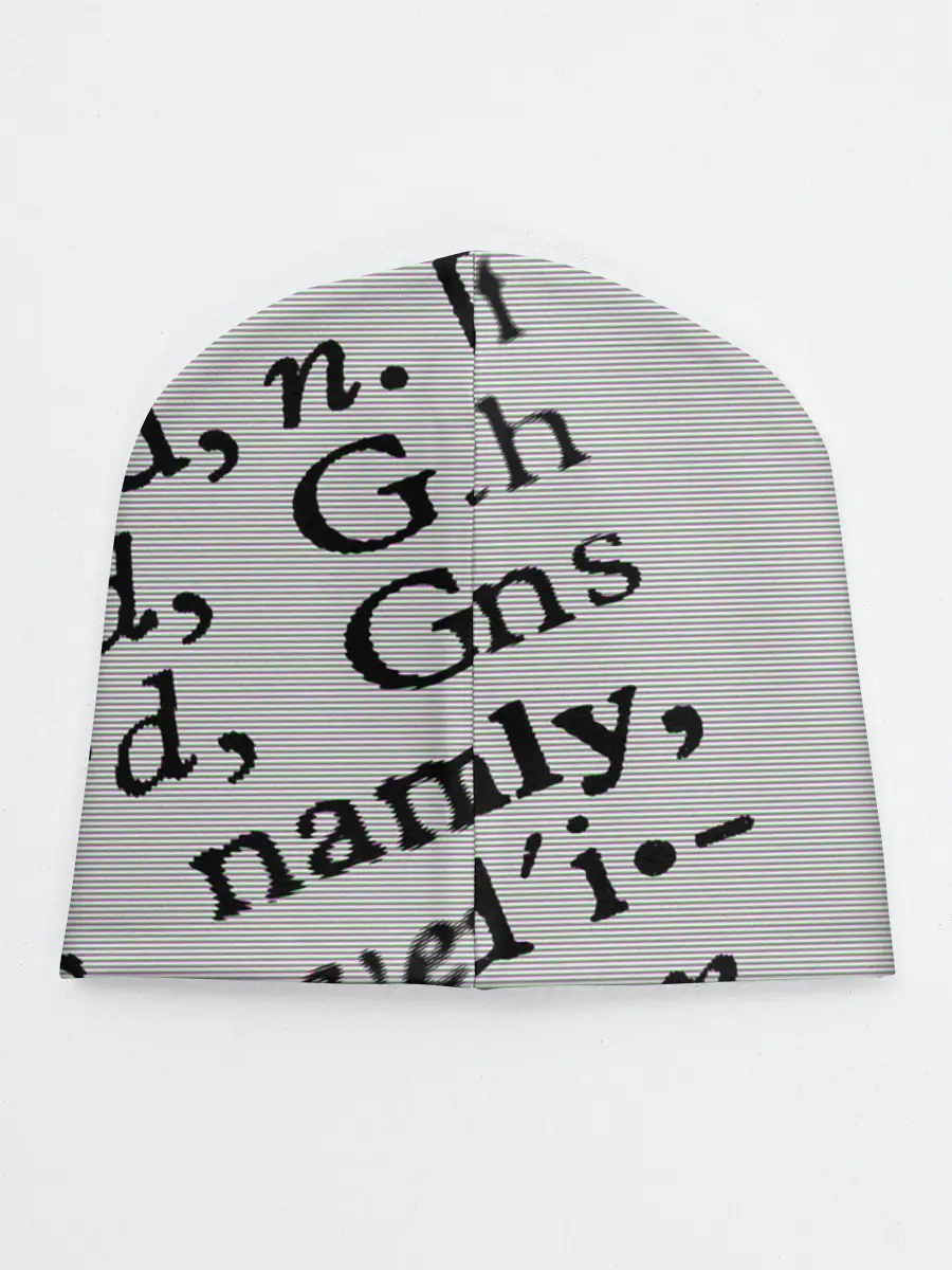 Детская шапка / Текст из словоря