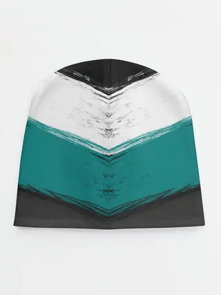 Детская шапка / Полосатый абстрактный принт