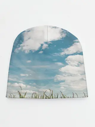 Детская шапка / Небушко и полюшко