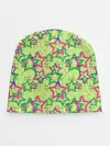 Детская шапка / Зеленый узор Звезды