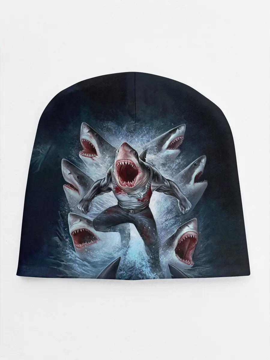 Детская шапка / АКУЛА МОНСТР