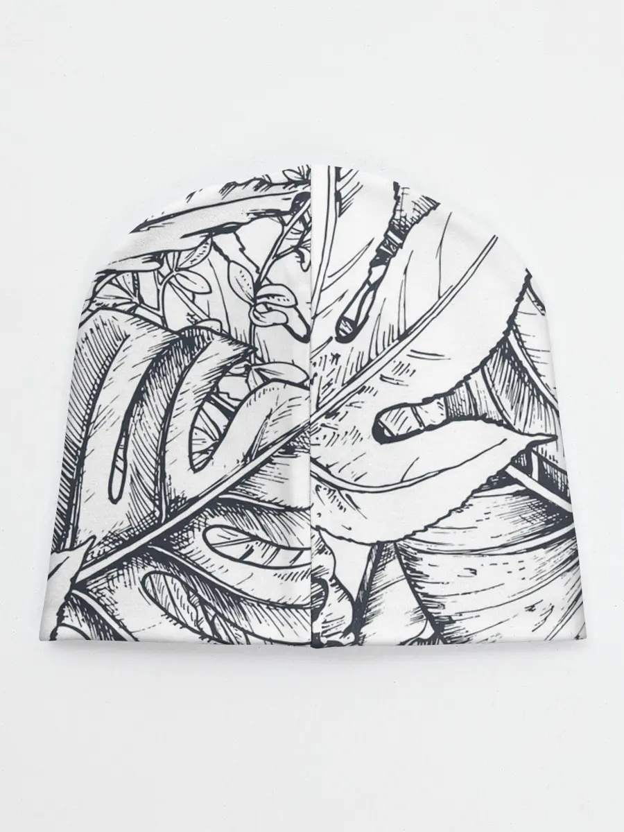 Детская шапка / Тропические листья