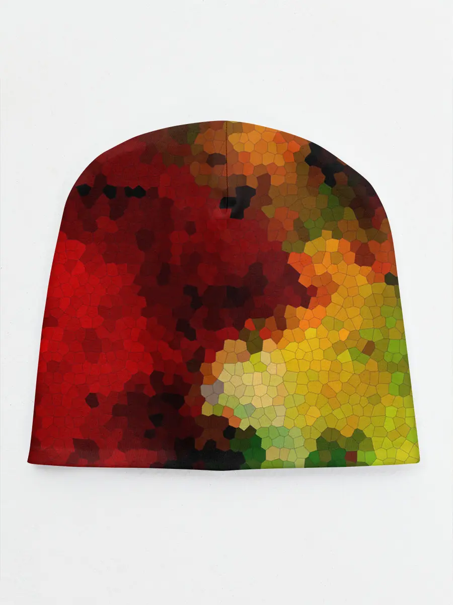 Детская шапка / Абстрактная мазаика витраж