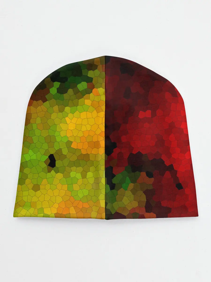 Детская шапка / Абстрактная мазаика витраж