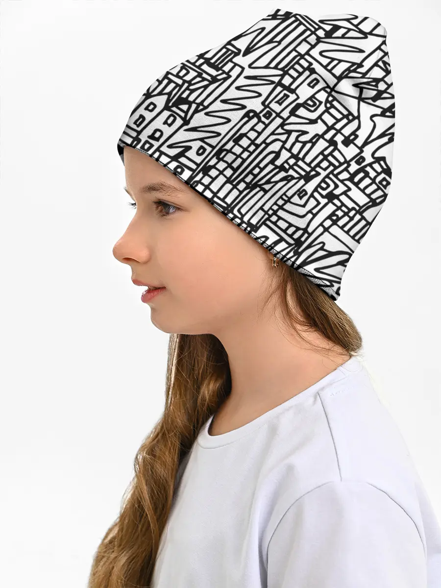 Детская шапка / Городской скетч