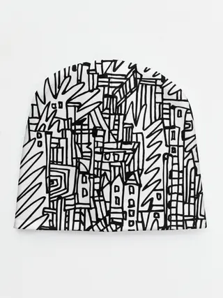 Детская шапка / Городской скетч