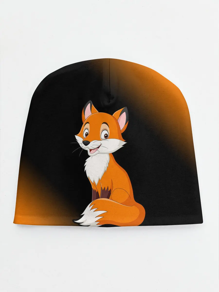 Детская шапка / Лисичка - Градиент