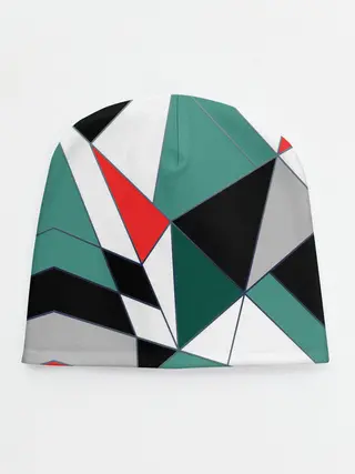 Детская шапка / Абстрактный геометрический