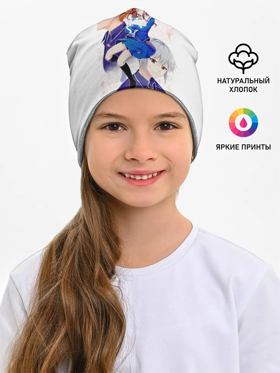 Детская шапка / Корзинка фруктов