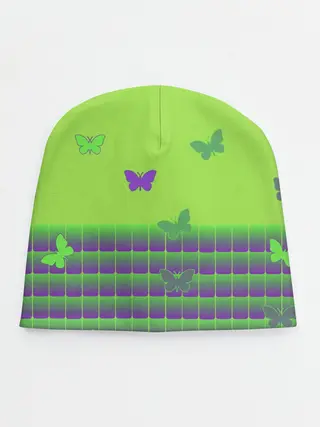 Детская шапка / Бабочки