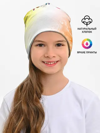 Детская шапка / Поп Ит - Кружок - Разводы