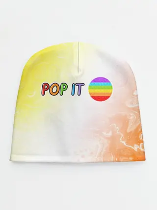 Детская шапка / Поп Ит - Кружок - Разводы