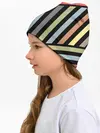 Детская шапка / Абстрактный полосатый узор