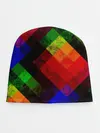 Детская шапка / Яркий геометрический узор