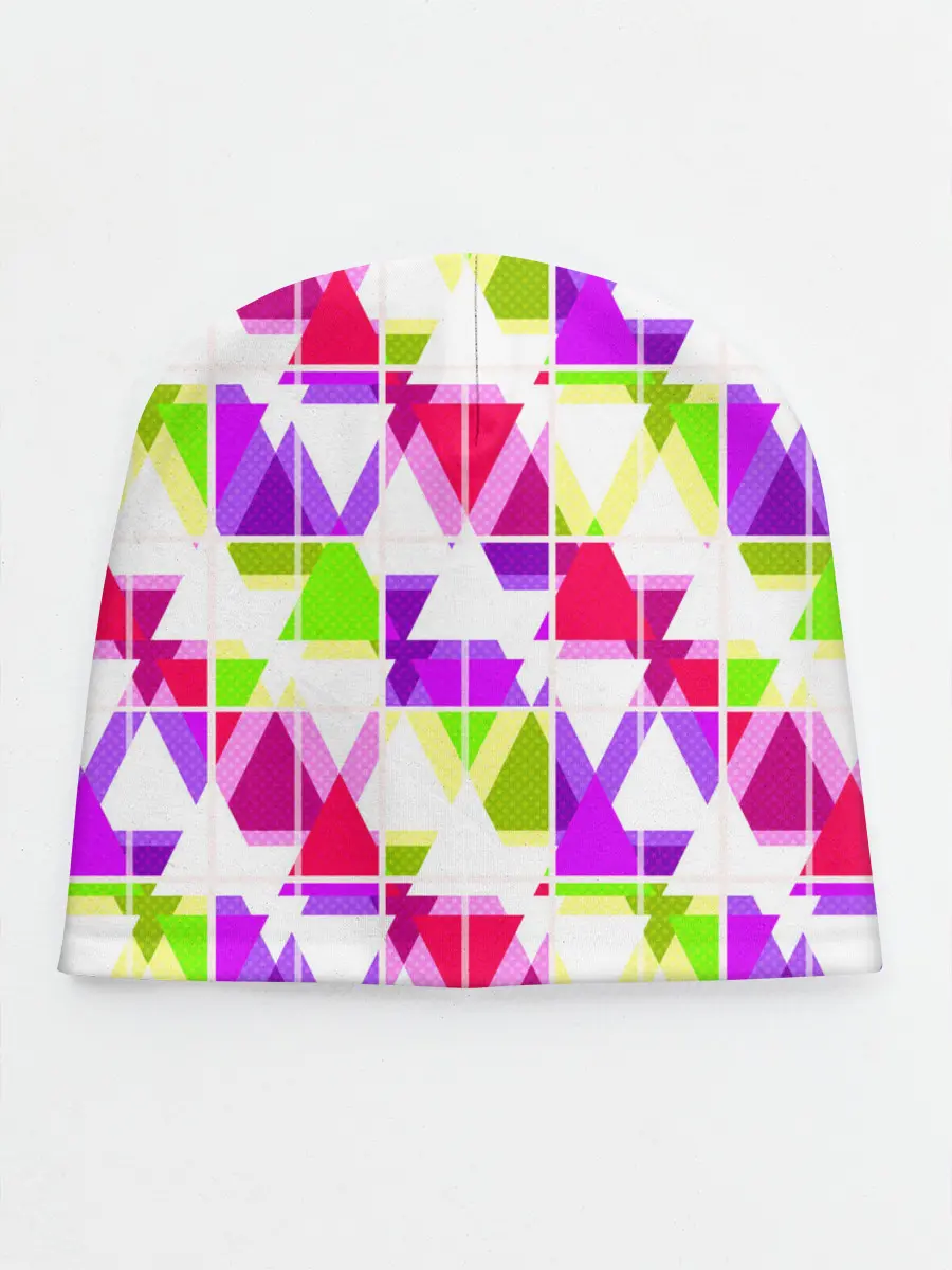 Детская шапка / Абстрактный яркий узор