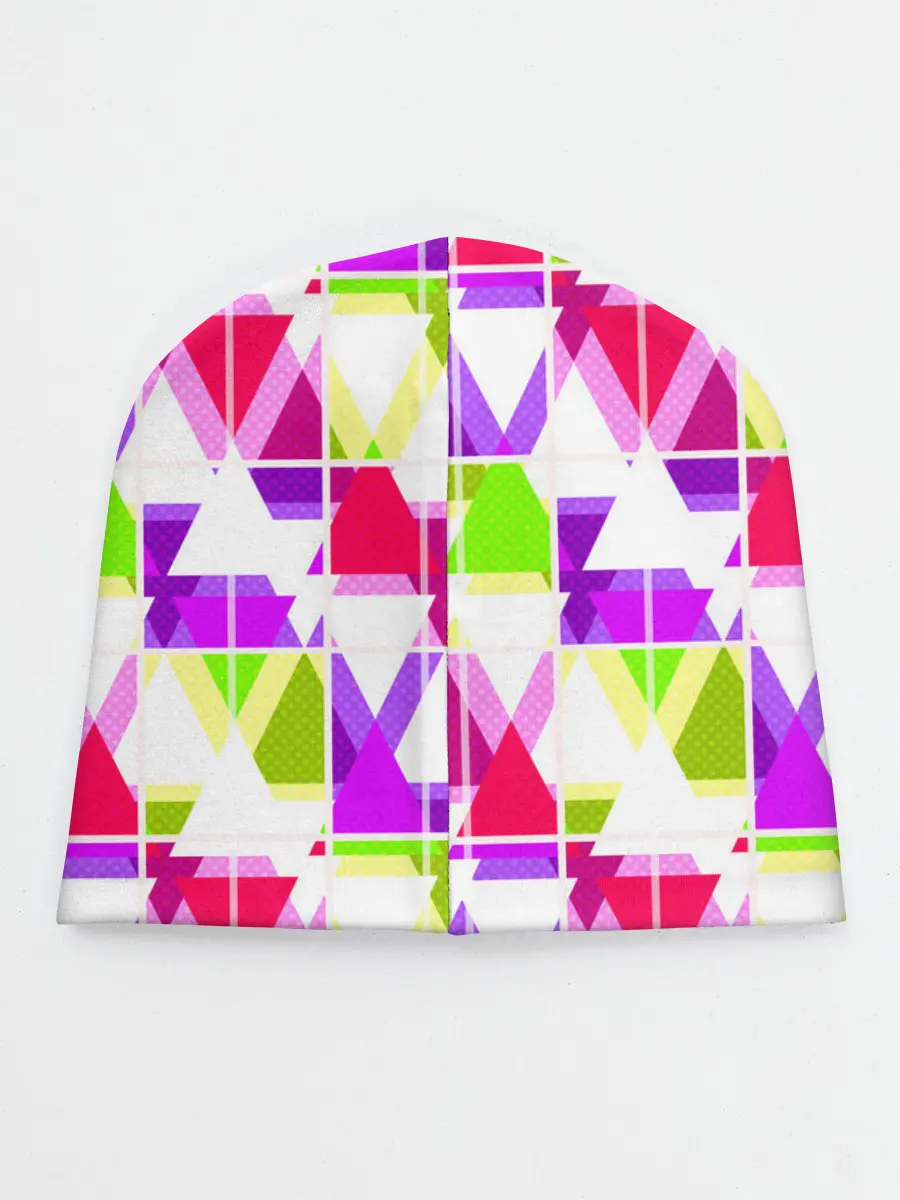 Детская шапка / Абстрактный яркий узор