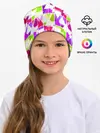 Детская шапка / Абстрактный яркий узор
