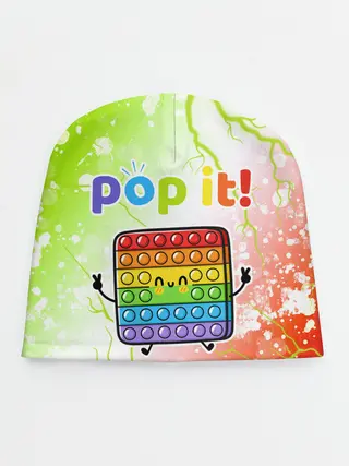 Детская шапка / Pop It - Happy - Lightning