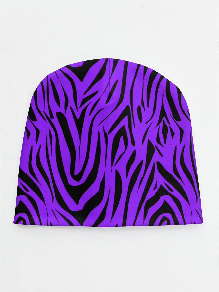 Детская шапка / Абстрактный узор зебра